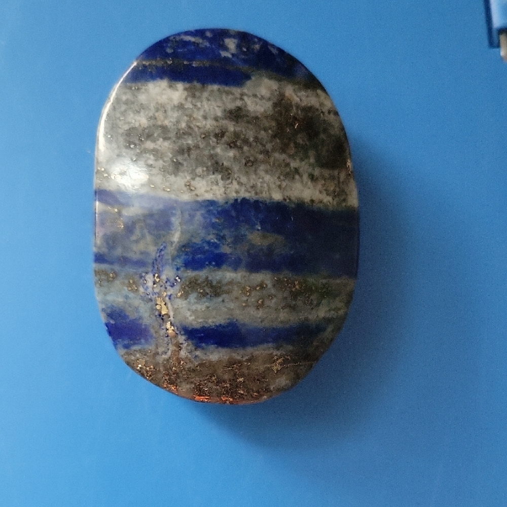 Lapis Lazuli Crystal Palm Stone